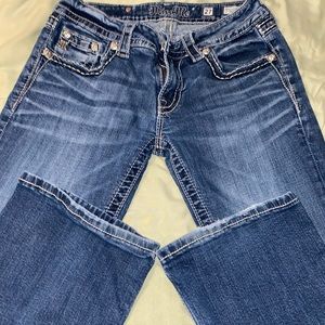 Miss Me Jeans size 27 signature rise boot